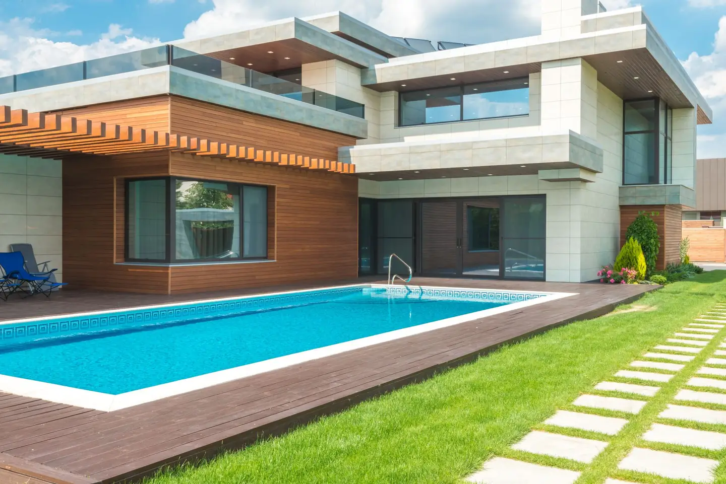 Swimming pool built in Woodford Island, NSW